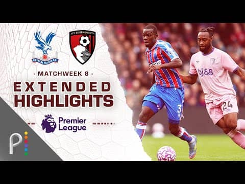 Crystal Palace v. Bournemouth | PREMIER LEAGUE HIGHLIGHTS | 10/18/2025 | NBC Sports