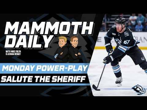 Mammoth Daily | Apr. 13, 2026: Weegar's Return, Monday Morning Power-Play, Saluting The Sheriff