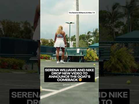 Stream Serena’s comeback June 8th-14th at Queen’s Club on our App 🚨🤯 #serenawilliams #goat