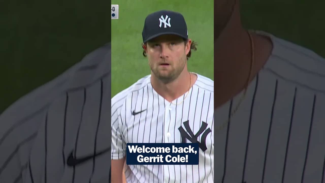 Welcome back, Gerrit Cole 👏