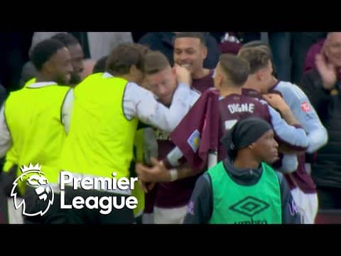 Ross Barkley heads Aston Villa 3-0 in front of Bournemouth | Premier League | NBC Sports