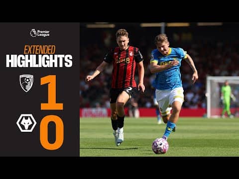 Early Tavernier goal wins it | AFC Bournemouth 1-0 Wolves | Extended Highlights