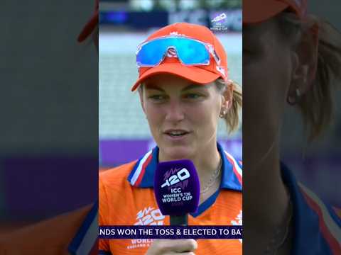 The Netherlands opt to bat first in their #T20WorldCup opener 🏏