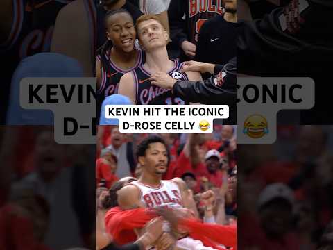 Kevin Huerter broke out the iconic D Rose celly 😂