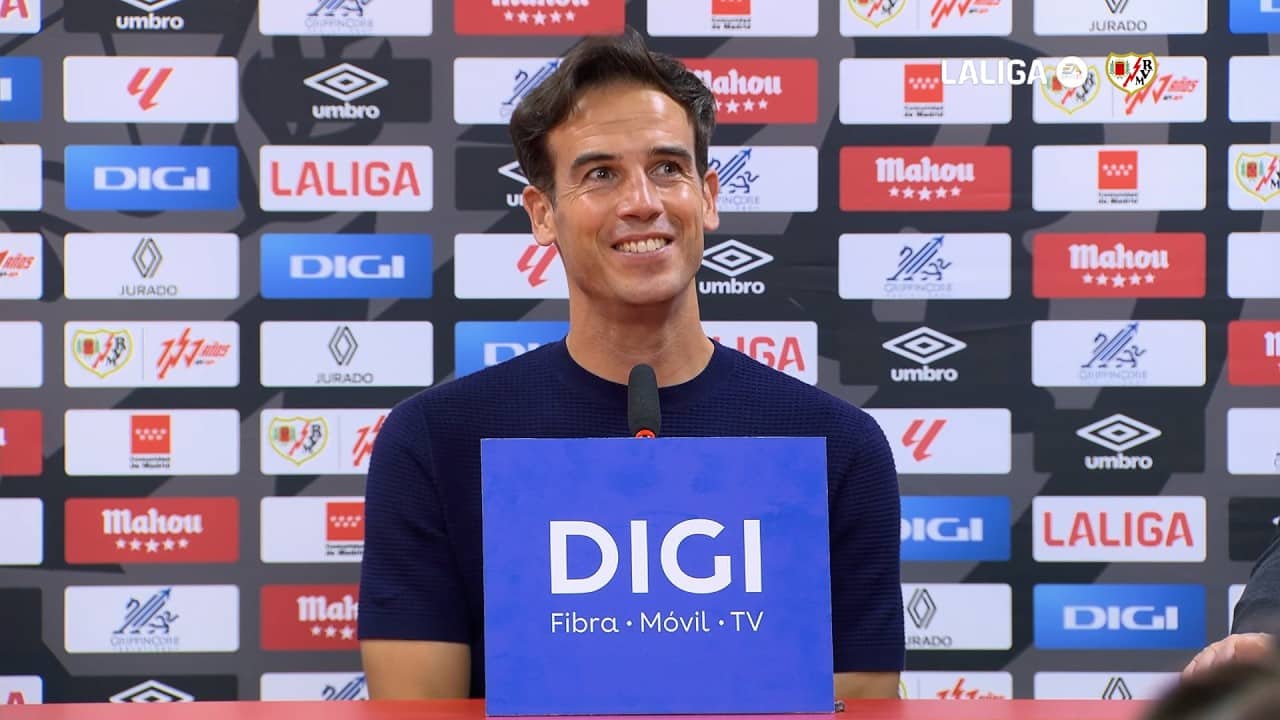 Íñigo Pérez tras el Rayo Vallecano 1 - RCD Espanyol 0