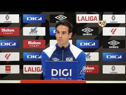 Íñigo Pérez en la previa del RCD Espanyol - Rayo Vallecano