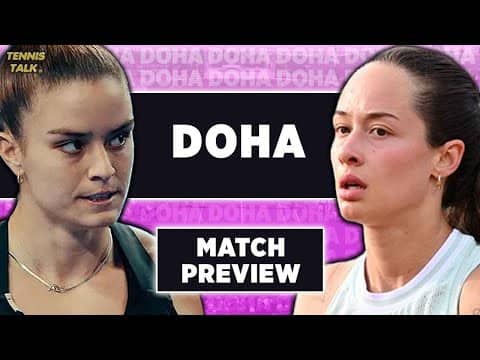 Sonmez vs Sakkari | WTA Doha 2026 | Tennis Talk Preview