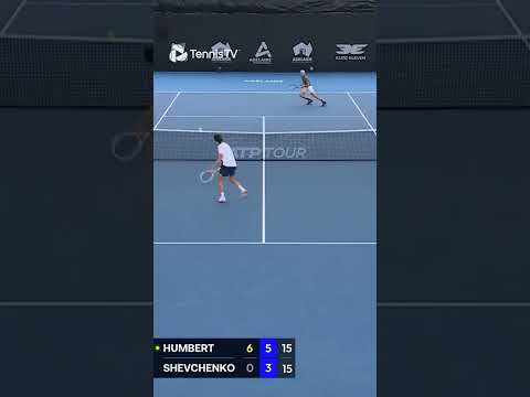Ugo Humbert can simply do no wrong 🔥 #Ugo Humbert #AdelaideTennis #ATPTour #Highlights #tennis