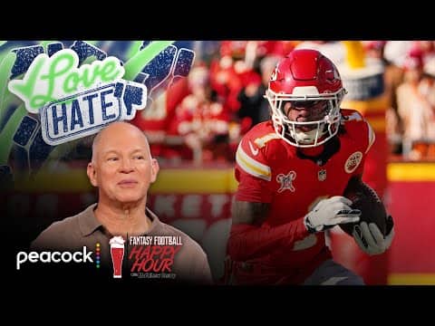 Drake London, Xavier Worthy in for 'huge' Week 1 outings | Fantasy Football Happy Hour | NFL on NBC