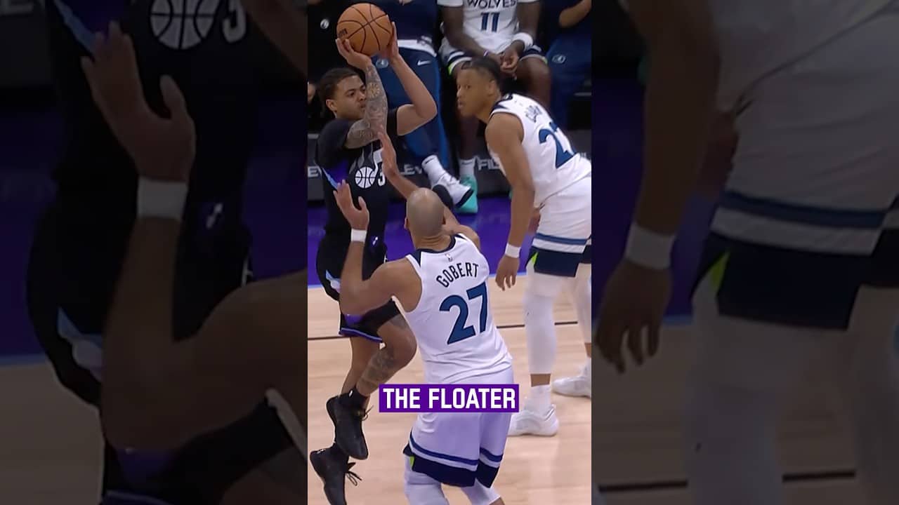 Could watch Key hit floaters all day 🪣 #NBA #KeyonteGeorge