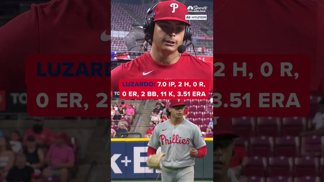 HIGHLIGHTS: Luzardo's brilliance, Crawford's clutch RBI give Phillies 1-0 win over Reds 🔥