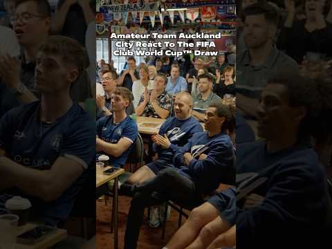 Here’s how amateur club Auckland City FC reacted to their FIFA Club World Cup 2025™ draw.