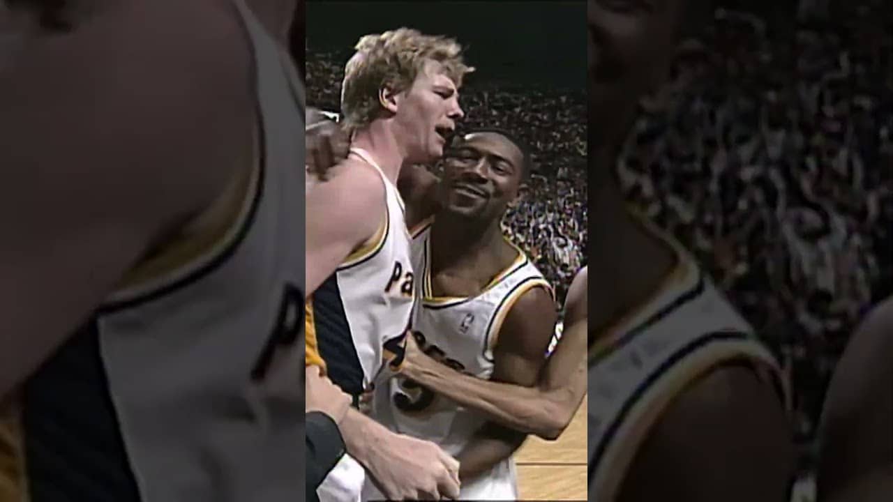 On this day in 1995 Rik Smits Game Winner to Beat Magic 94-93 in Eastern Conference Finals Game 4
