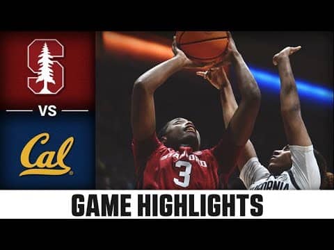 Stanford vs. Cal Highlights | 2025-26 ACC Women's Basketball