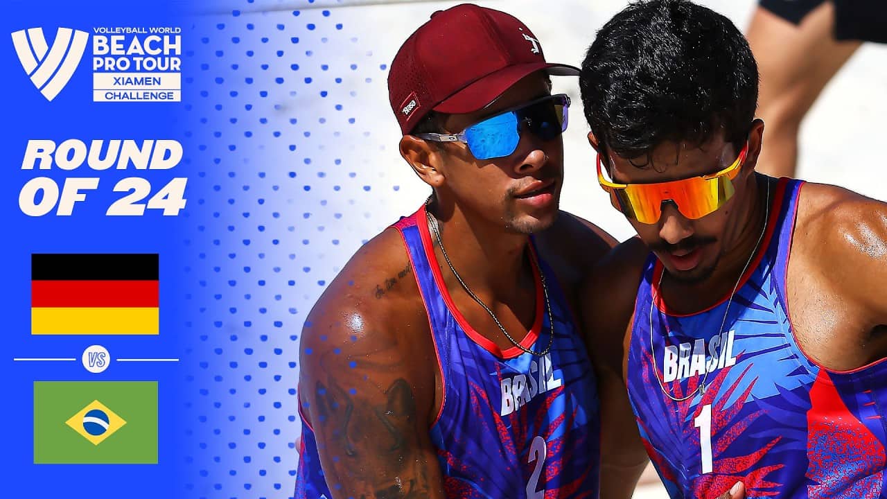 Huster/Winter vs. Henrique/Manaus - Round of 24 Highlights | Xiamen 2026 #BeachProTour