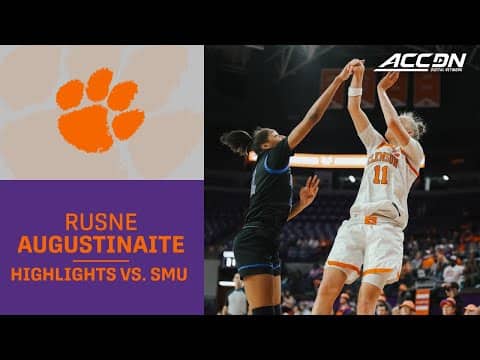 Clemson's Rusne Augustinaite Was On The Prowl In Big Win
