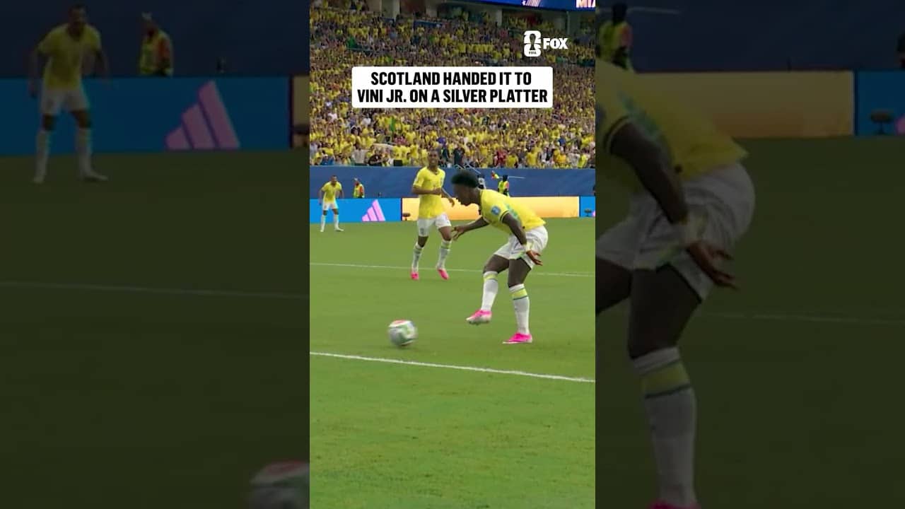 A goal in all three of Brazil's 2026 FIFA World Cup matches for Vini Jr. 🇧🇷