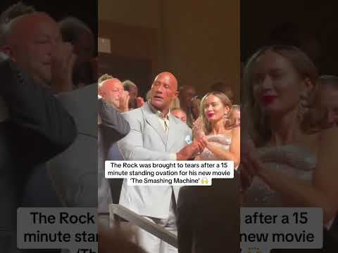 The Rock was brought to tears (via RaminSetoodeh/X)