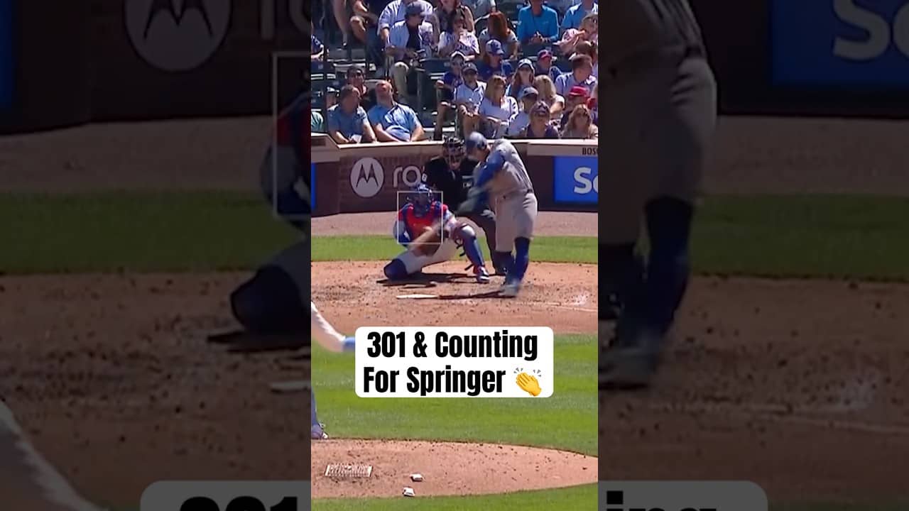 301st Career Home Run from George Springer 👑 #MLB #BlueJays #Toronto