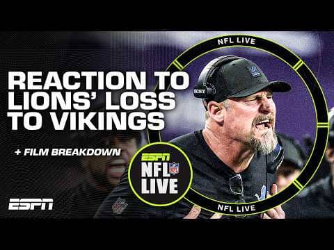 The Lions need to 'OVER COMMIT' to their offensive line in the offseason - Mina Kimes | NFL Live