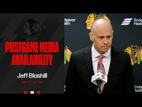 "Didn't get out of our end." | Jeff Blashill Postgame 1.23.26
