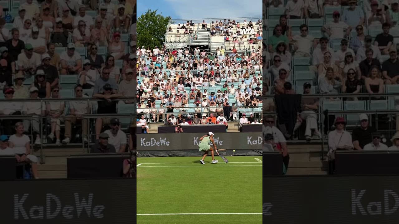 Fully caffeinated & quarterfinal bound here in Berlin once again for Madison Keys! #wta #tennis