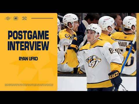 Ryan Ufko Talks Through Emotions of First NHL Goal