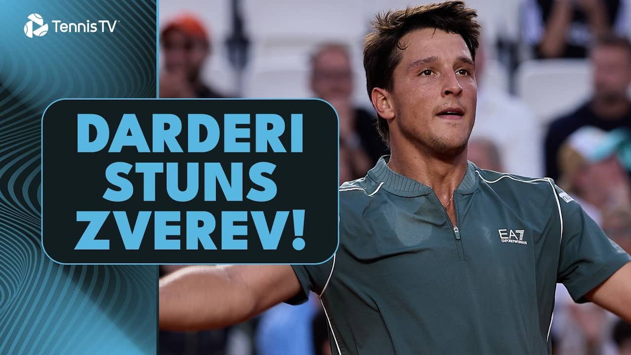 Luciano Darderi Saves FOUR Match Points En Route To Zverev Upset! | Rome 2026 Highlights