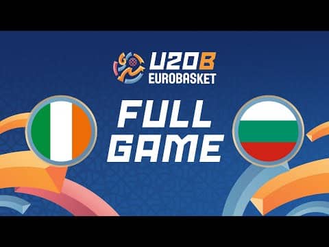 LIVE - Ireland v Bulgaria | FIBA U20 Women's EuroBasket 2025 Division B | Qualifying Round