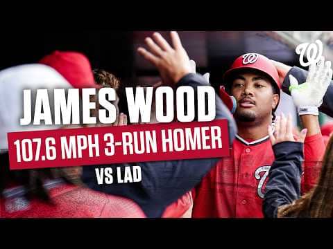 James Wood Crushes A 107.6 MPH 3-Run Homer | Full At-Bat