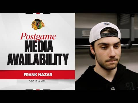 "Try not to think about it too much." | Frank Nazar Postgame 12.18.25