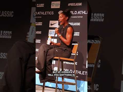 9 Y/O Pre Classic Reporter had a question for Tara Davis-Woodhall at today's presser
