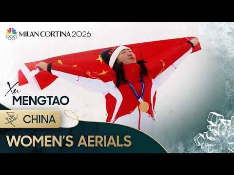 China's Xu Mengtao secures back-to-back gold in women's aerials | Winter Olympics 2026 | NBC Sports