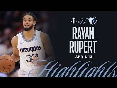 Rayan Rupert Highlights vs Houston Rockets