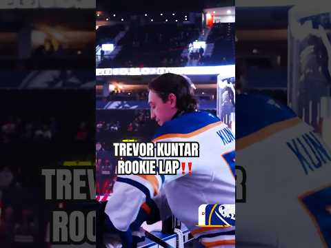 Welcome to the NHL, Trevor Kuntar! 👏 #nhl #buffalosabres #hockey