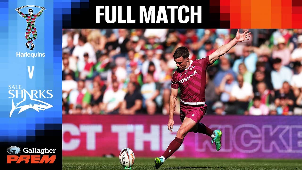 FULL MATCH: Harlequins v Sale Sharks | Gallagher PREM 25/26 | Round 14