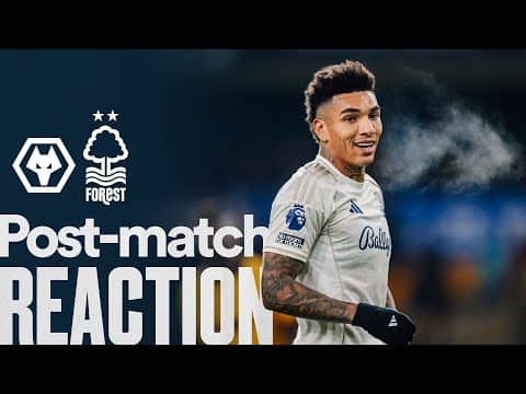 Igor Jesus Reacts To Scoring First Premier League Goal! 🗣️ | Wolves 0-1 Nottingham Forest