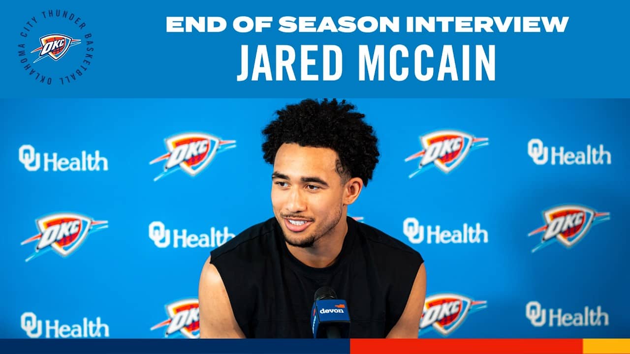 Jared McCain | 2025-26 End-of-Season Interviews | OKC Thunder