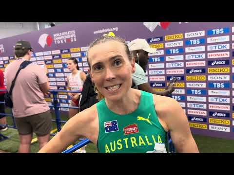 Linden Hall happy to be back at Worlds after tearing her calf before 2024 Olympics