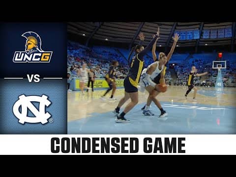 UNC Greensboro vs. North Carolina Condensed Game | 2025-26 ACC Women's Basketball