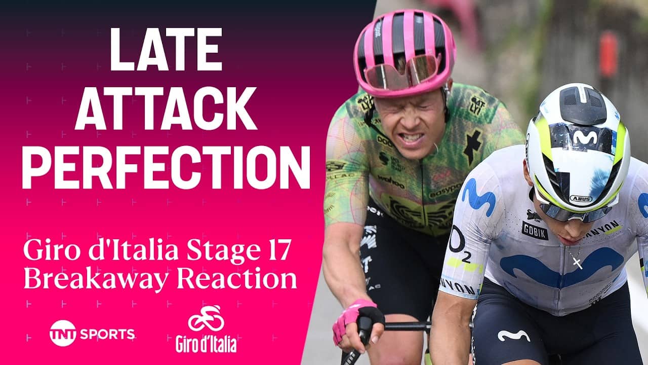Giro d'Italia Stage 17 REACTION: Late attack from the breakaway seals victory 👏