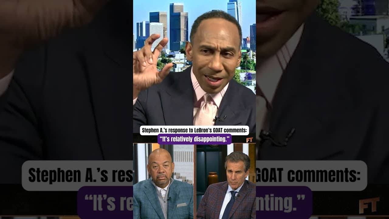 Stephen A. responds to LeBron 👀