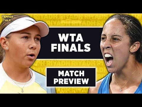Anisimova vs Keys | WTA Finals 2025 | Tennis Talk Preview & Prediction