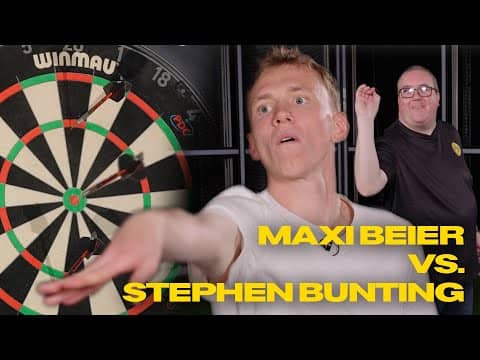 🥁 MAXI BEIER vs. STEPHEN BUNTING | BVB Dartchallenge 🎯
