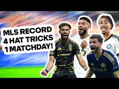 MLS History Made! | Müller, Toklomati, Rossi & Bouanga Each Score 4 Hat Tricks in Single Night