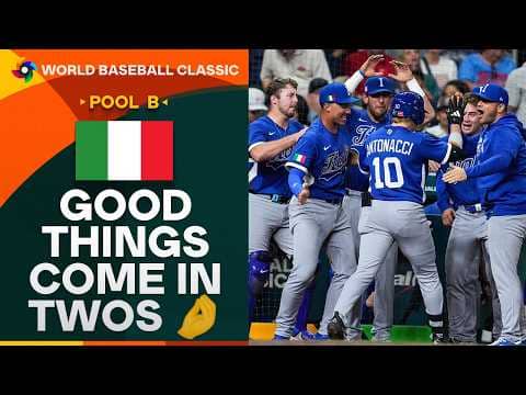 Kyle Teel and Sam Antonacci get Team Italy on the board first with a pair of homers vs. Team USA 💪