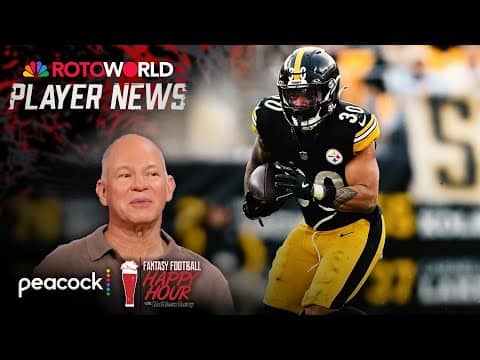 Steelers' Jaylen Warren bounces back, Metcalf struggles | Fantasy Football Happy Hour | NFL on NBC