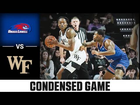UMass Lowell vs. Wake Forest Condensed Game | 2025-26 ACC Men’s Basketball