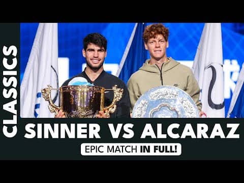Jannik Sinner vs Carlos Alcaraz: Incredible Final IN FULL! | Beijing 2024 Final Highlights