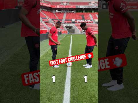 Who‘s got the faster foot? 👀💨